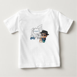 Amigo um menino e seu cachorro T-Shirt