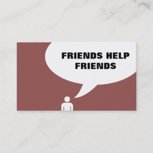 amigos ajudam amigos a fazer referência a bolhas