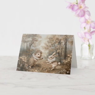 Amigos - Cartão de Saudação Dobrável