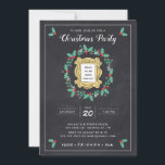 AMIGOS™ | Convite de festas de Natal de quadro cha<br><div class="desc">Faça a palco de uma celebração festiva com o Convite de festas de Natal do Quadro FRIENDS™. Apresentando um quadro charmoso, o logotipo icônico FRIENDS™ e sotaques de Natal, este convite é perfeito para hospedar uma nostálgica e divertida reunião de Natal. Personalizável com os detalhes do seu partido, é a...</div>