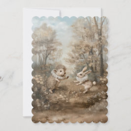 Amigos - Convite tamanho Flat: 12,7 cm x 17,8 cm