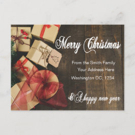 Amigos da família de cartões de Natal personalizad