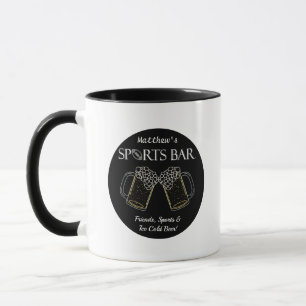 Amigos, Esportes & Cerveja - Caneca de Café de Bar