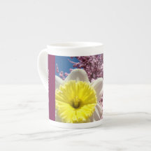 Amigos Família Primavera Porcelana Fina Canecas Na