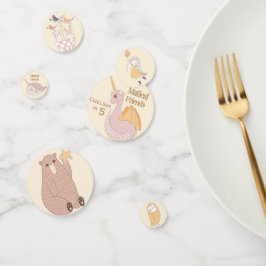 Amigos Mágicos Nome de Aniversário Personalizado e