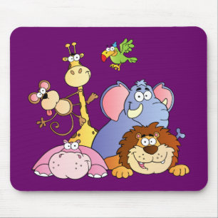 Amigos Mousepad da selva