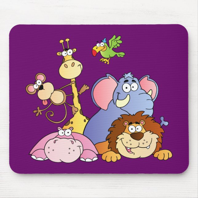 Amigos Mousepad da selva (Frente)