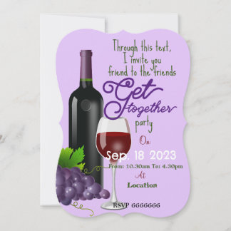 Amigos reúnem convite