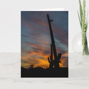 Amigos Saguaros de Cartão de Saudação de Arizona S