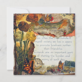 Amigos São Importantes Colagem De Arte Mídia Mista