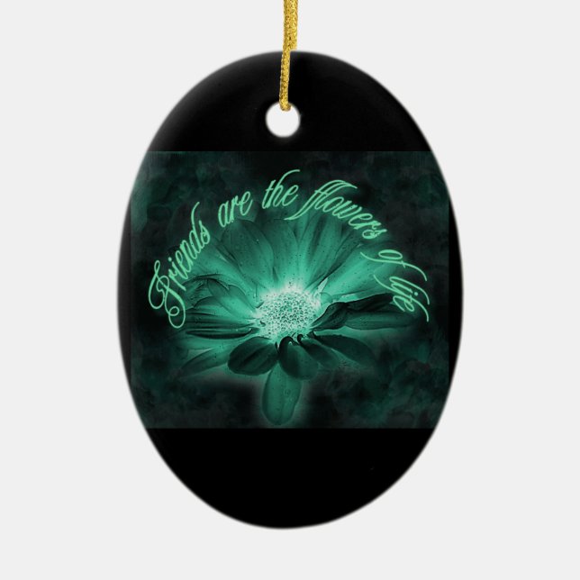 "AMIGOS SÃO O ENFEITES DE NATAL DA FLOR" (Frente)