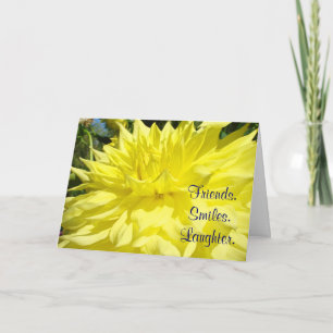 Amigos sorriem Cartões de Risos Personalizados Dah