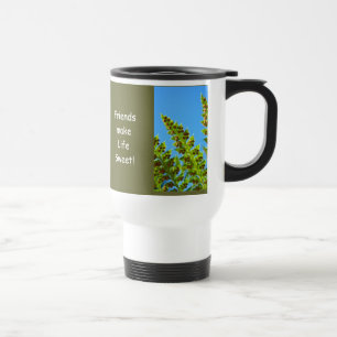 Amigos tornam a Vida Doce! Caneca de Viagem Samamb