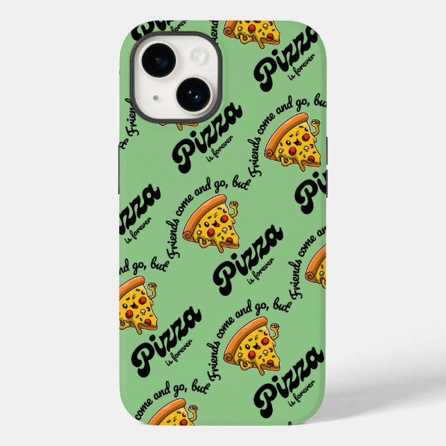 Amigos vêm e vão, mas pizza é sempre engraçada (Verso)