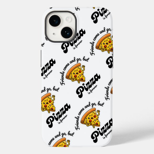 Amigos vêm e vão, mas pizza é sempre engraçada (Verso)