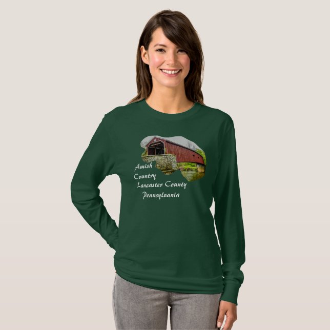 Amish Country - Lancaster Pensilvânia - T-shirt (Frente Completa)