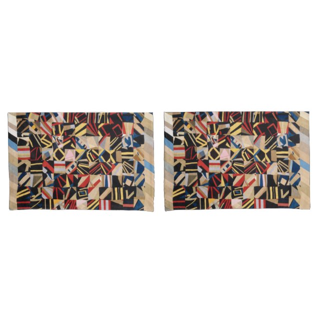 Amish Crazy Quilt por Lydia Beachy (Frente - conjunto)