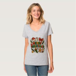 AMITA | Camiseta de festa de Natal alegre