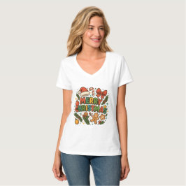 AMITA | Camiseta de festa de Natal feliz