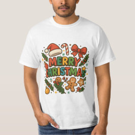 AMITA | Camiseta de festa de Natal feliz