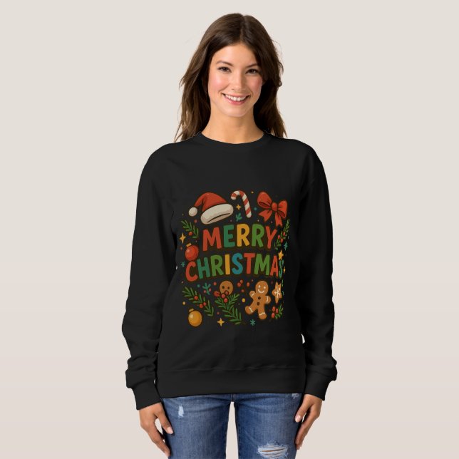 AMITA | Camiseta de Natal Alegre (Frente Completa)