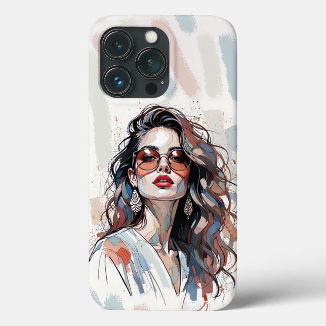 AMITA | Capas de telefone femininas de arte em pas (Verso)