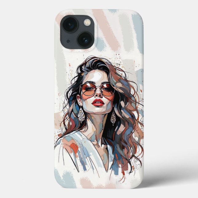 AMITA | Capas de telefone femininas de arte em pas (Verso)