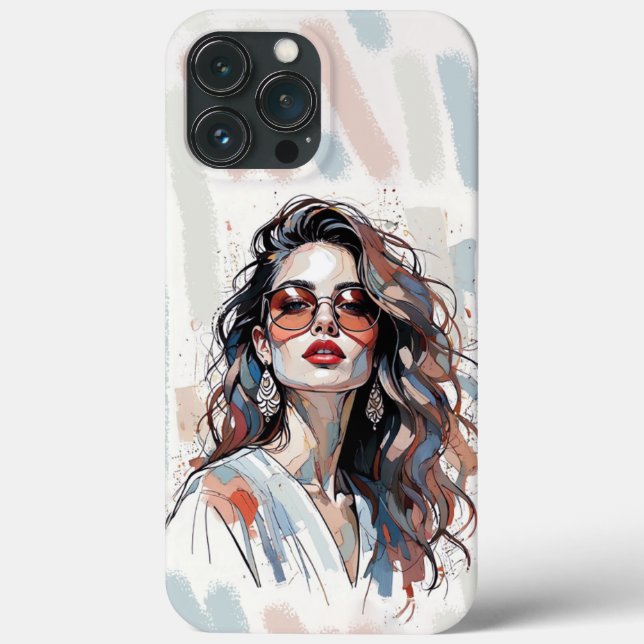 AMITA | Capas de telefone femininas de arte em pas (Verso)