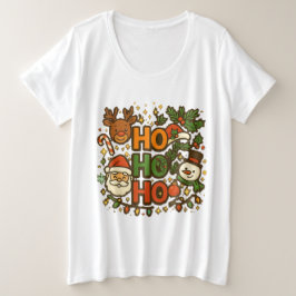 AMITA | HO HO HO Camiseta Holiday Crew