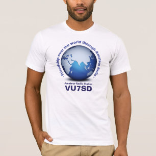 Amizade através do t-shirt de rádio amador [ÁSI