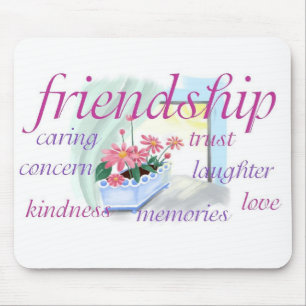Amizade inspirada Mousepad