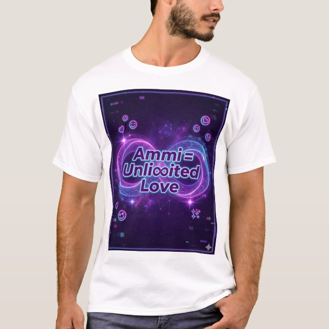 Ammi = Camiseta Neon Infinity Amor Ilimitado | (Frente)