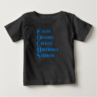 Ammo Roupa USA Focus Acronym Baby T-Shirt