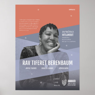 Ammud Embaixador Rav Tiferet Berenbaum Poster