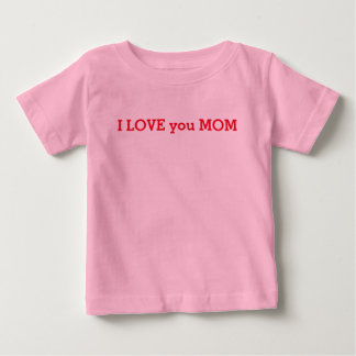 Amo a camiseta da mãe para crianças