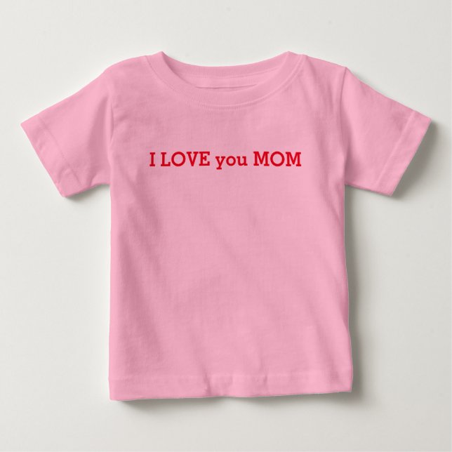 Amo a camiseta da mãe para crianças (Frente)