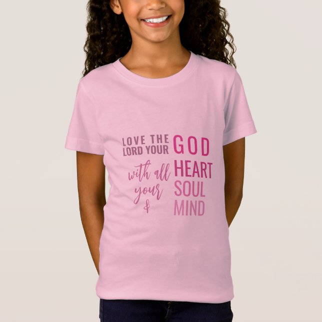 Amo a camiseta de Deus (Frente)