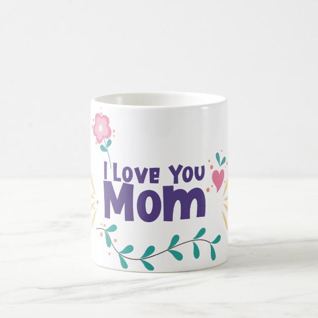 Amo a sua mãe caneca de café (Centro)