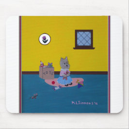 Amo meu ursinho de pelúcia Cairn Mousepad