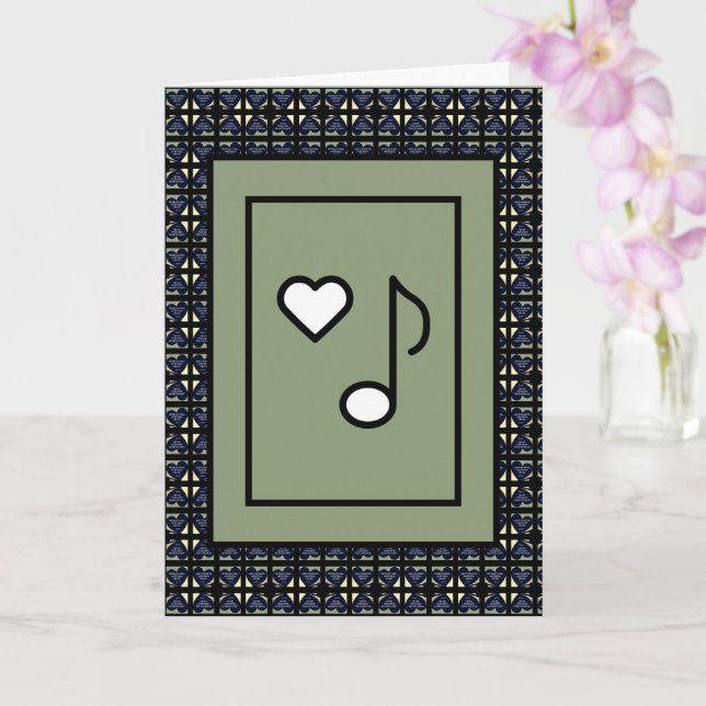 Amo o que você está fazendo com o cartão de saudaç (Orquídea)