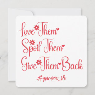 Amo-Os E Os Dão De Volta Engraçada Vovó