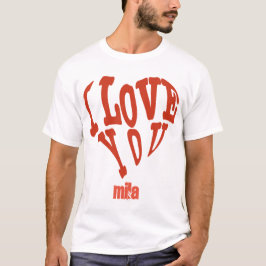 Amo T-shirt que te amo