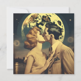 Amo-te à lua, poster de viagens personalizável