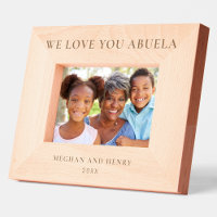 Amo-Te Abuela Personalizada Fotografia Presente