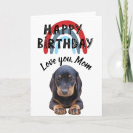 Amo-te Mãe Cartão de aniversário personalizado do 