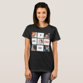 "Amo-te mãe", fofa 5 colagem T-Shirt