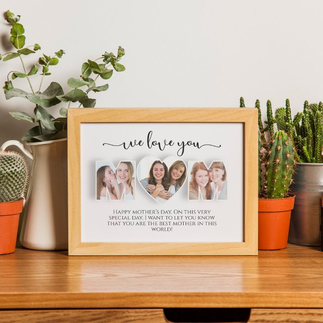 Amo-Te, Mãe, Foto Collage Poster (Criador carregado)