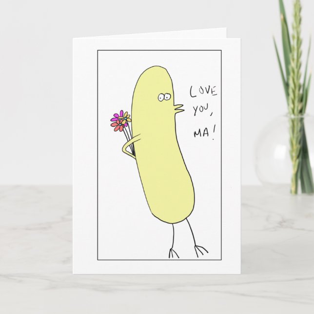 Amo-te Mãe Passarinho! Cartão (Frente)