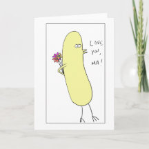 Amo-te Mãe Passarinho! Cartão