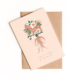 Amo-te um Cartão de Saudação Dobrado